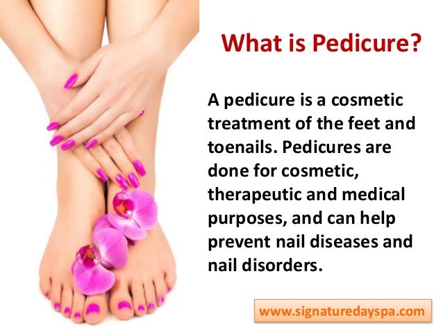 types of pedicures