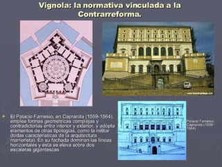 Manierismo: arquitectura