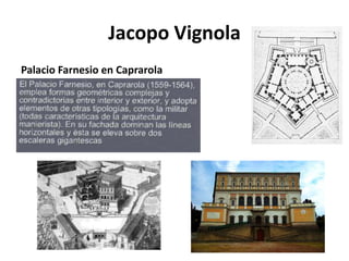Jacopo Vignola
Palacio Farnesio en Caprarola
 