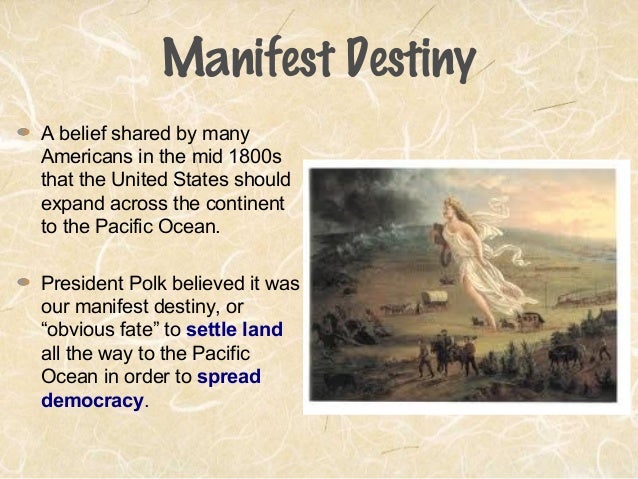 manifest destiny