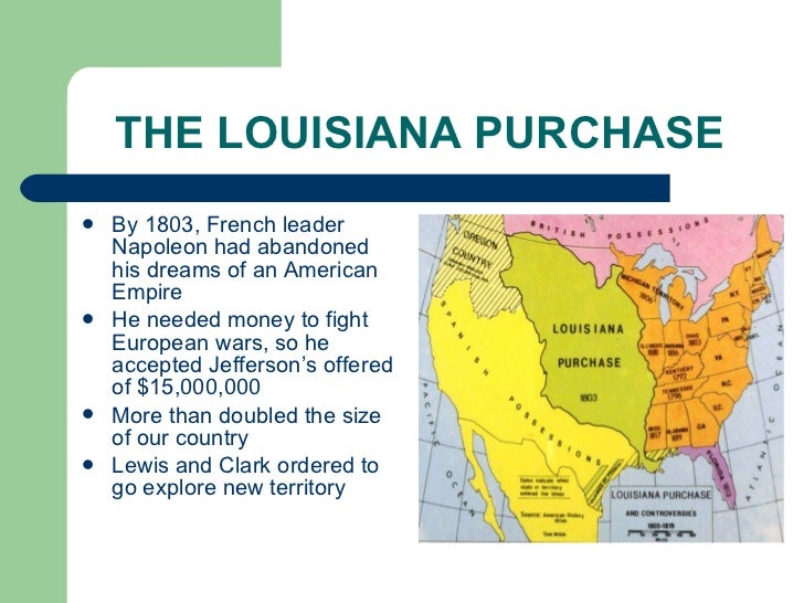 louisiana purchase federalists Manifest destiny jeff jack asy review