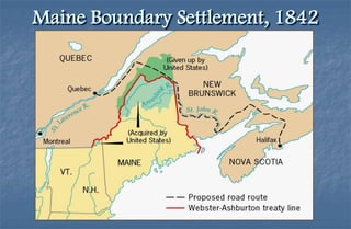 Maine Boundary Settlement, 1842
 