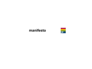 manifesto
 