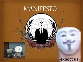 O Manifesto da Lista A