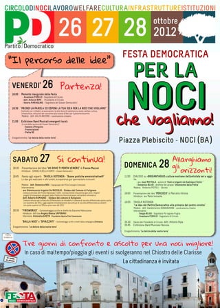 Festa Democratica 2012 - Noci(BA)