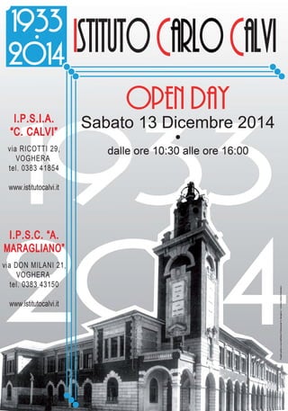 Open Day 13 dicembre 2014