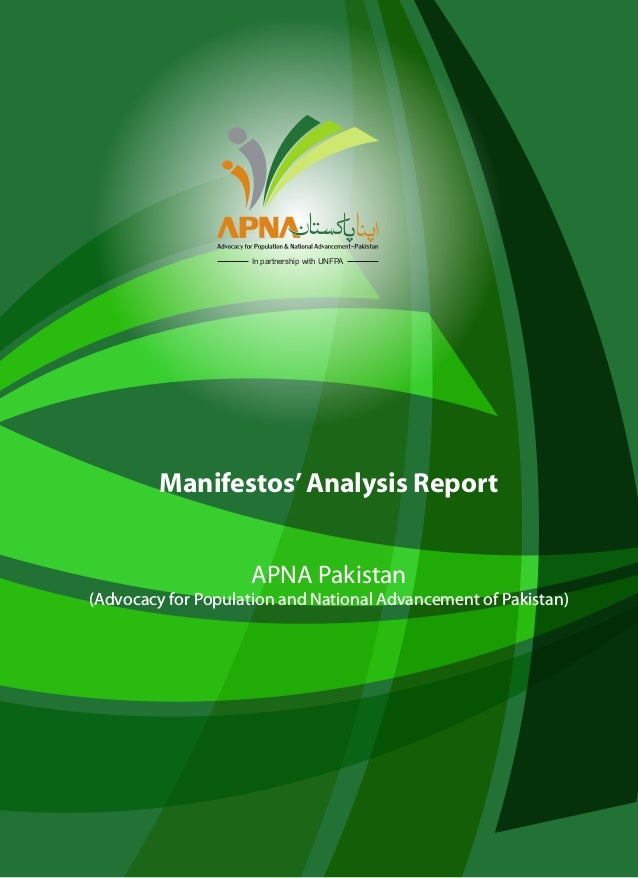 Manifestos Analysis Reports Of All Parties Of Pakistan