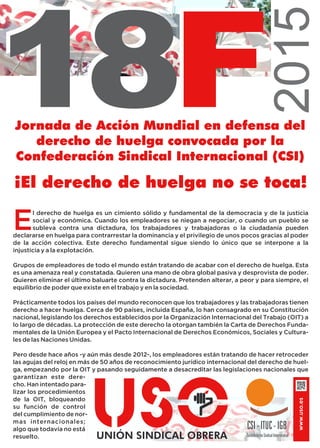Manifiesto 18 de febrero 2015 por el derecho a la huelga 