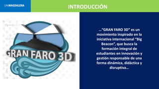 Manifiesto "Gran Faro 3D"