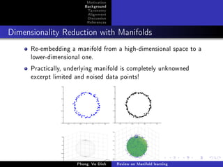 Manifold Learning | PDF