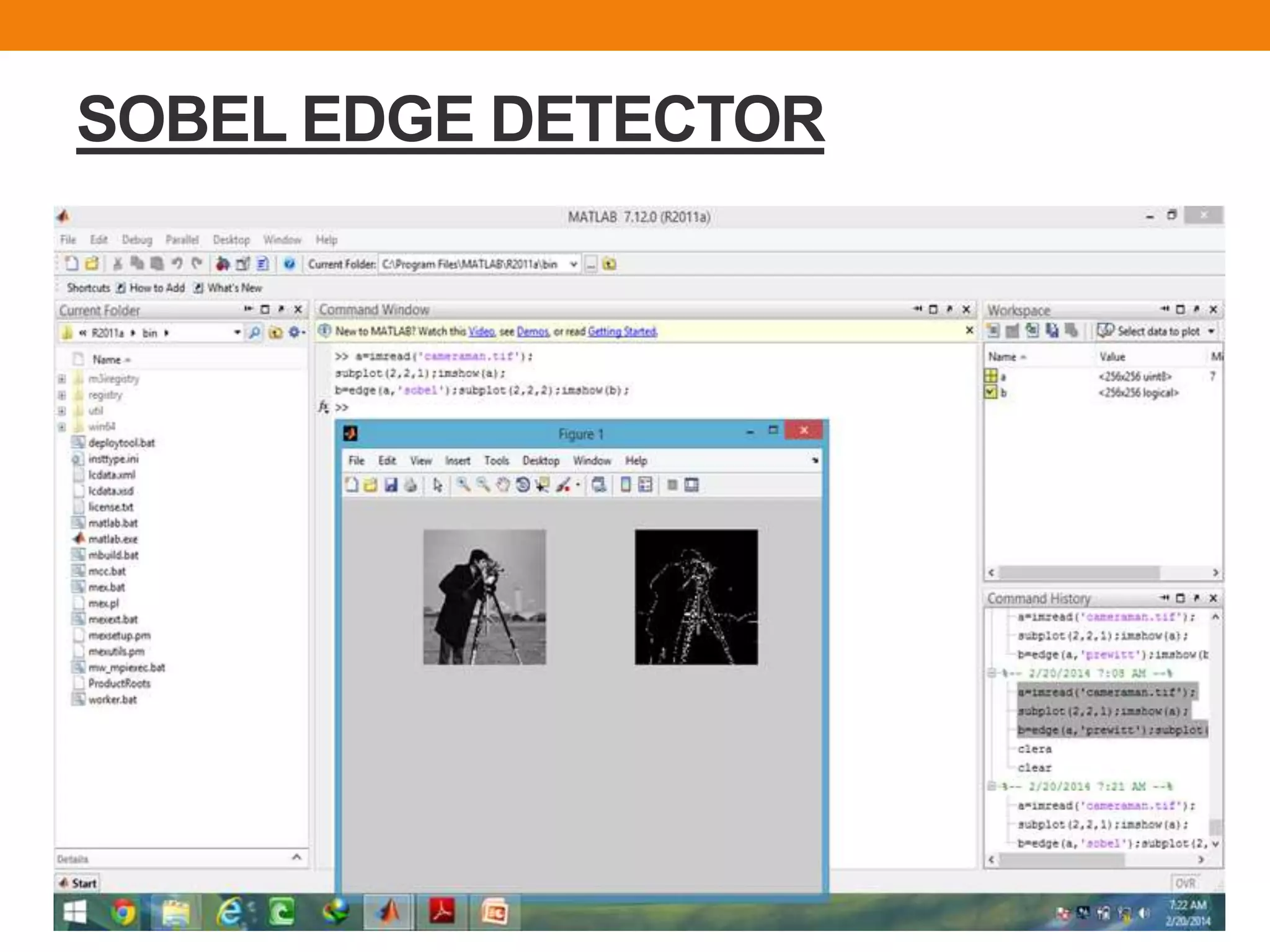 SOBEL EDGE DETECTOR
 