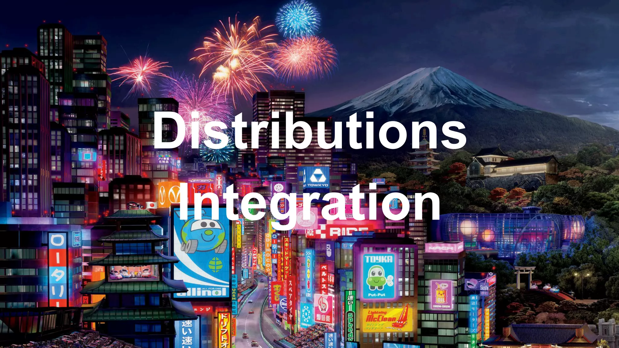 Distributions
Integration
 