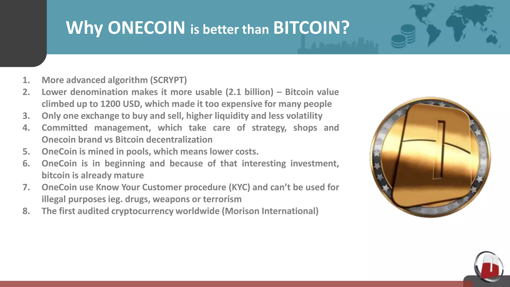 OneCoin Short Presentation | PPTX