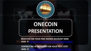One Coin Conference OneCoin Short Presentation | PPTX