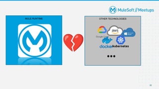 30
MULE RUNTIME OTHER TECHNOLOGIES
 