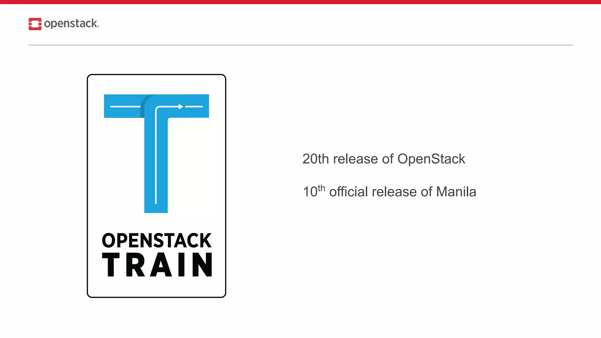 20th release of OpenStack
10th
official release of Manila
 