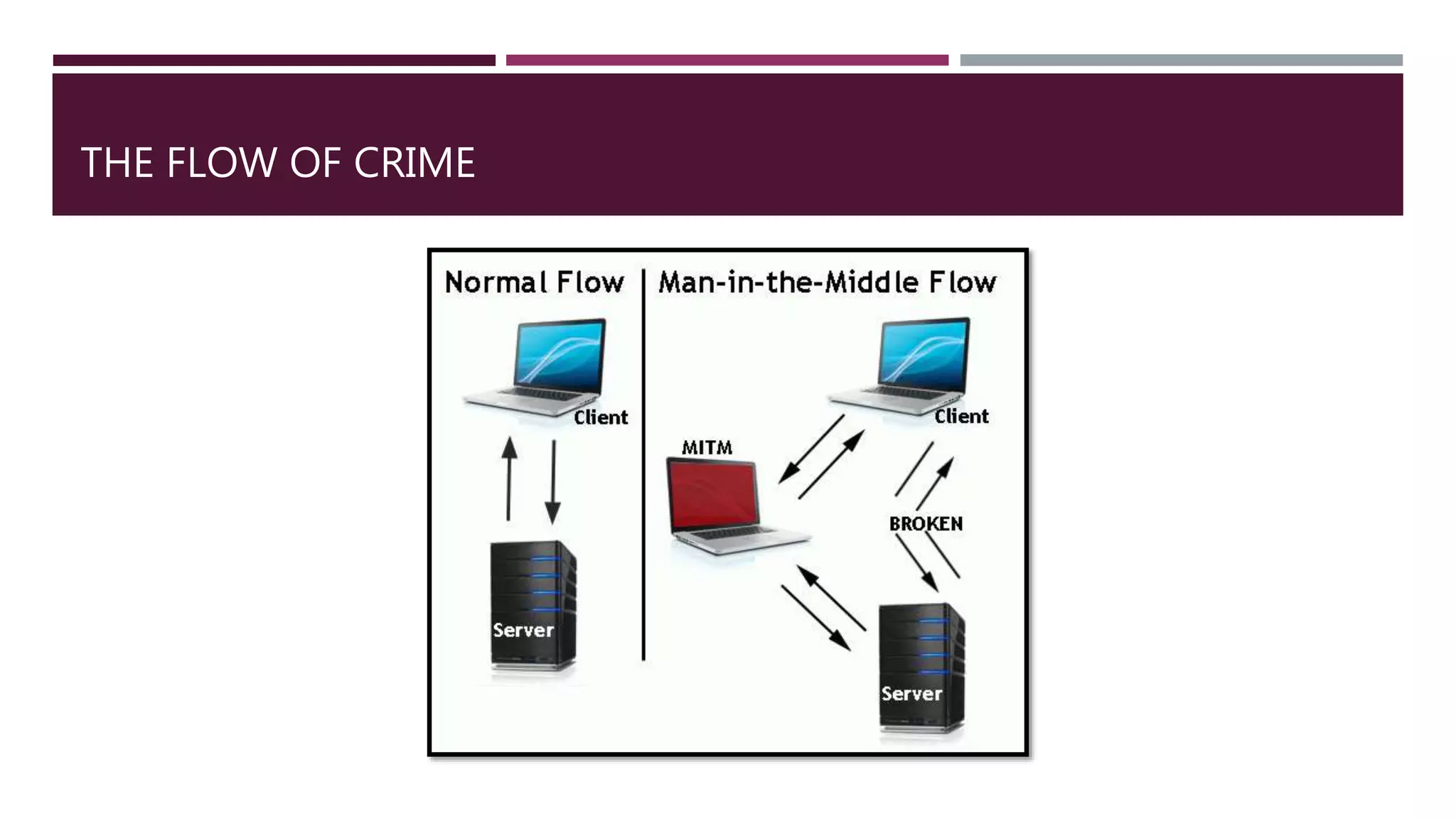 THE FLOW OF CRIME
 