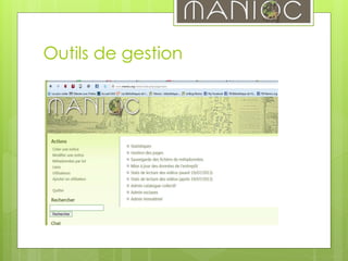 Outils de gestion
 