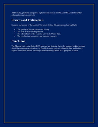 Manipal University Online BCA Review.pdf