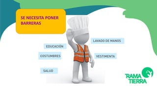 SE NECESITA PONER
BARRERAS
 