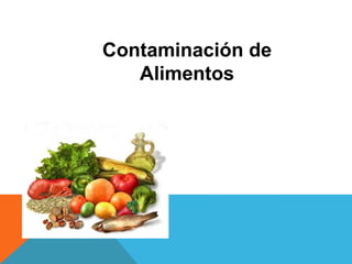 Contaminación de
Alimentos
 