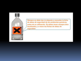 Manipulacion de sustancias qmcas