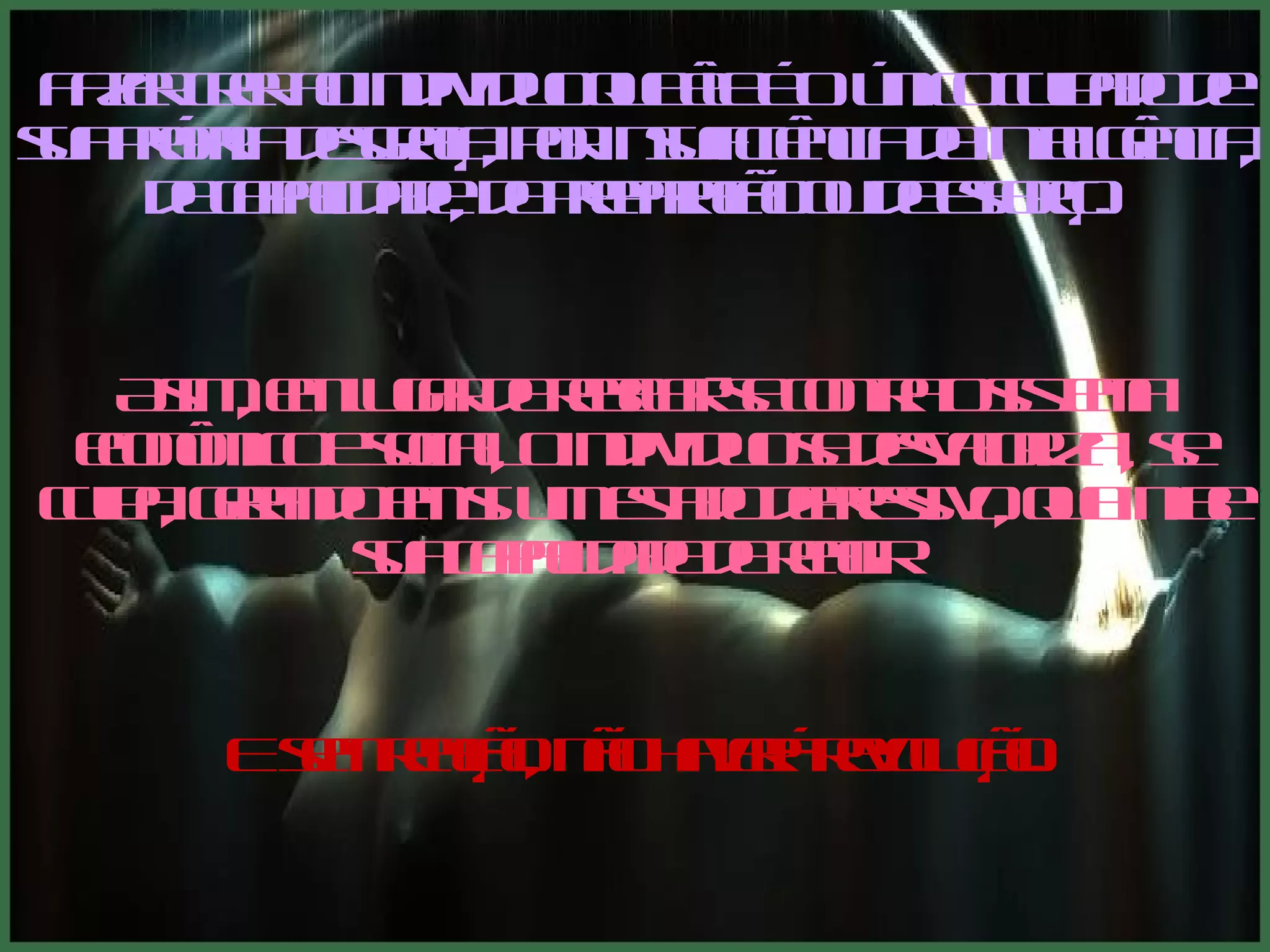 Fazer crer ao individuo que êle é o  único culpado de sua própria desgraça, por insuficiência de inteligência, de capacidade, de preparacão ou de esforço.  Asim, em lugar de rebelar-se contra o sistema econômico e social, o individuo se desvaloriza , se culpa, gerando em si um estado depressivo, que inibe sua capacidade de reagir  E sem reação, não haverá revolução. 