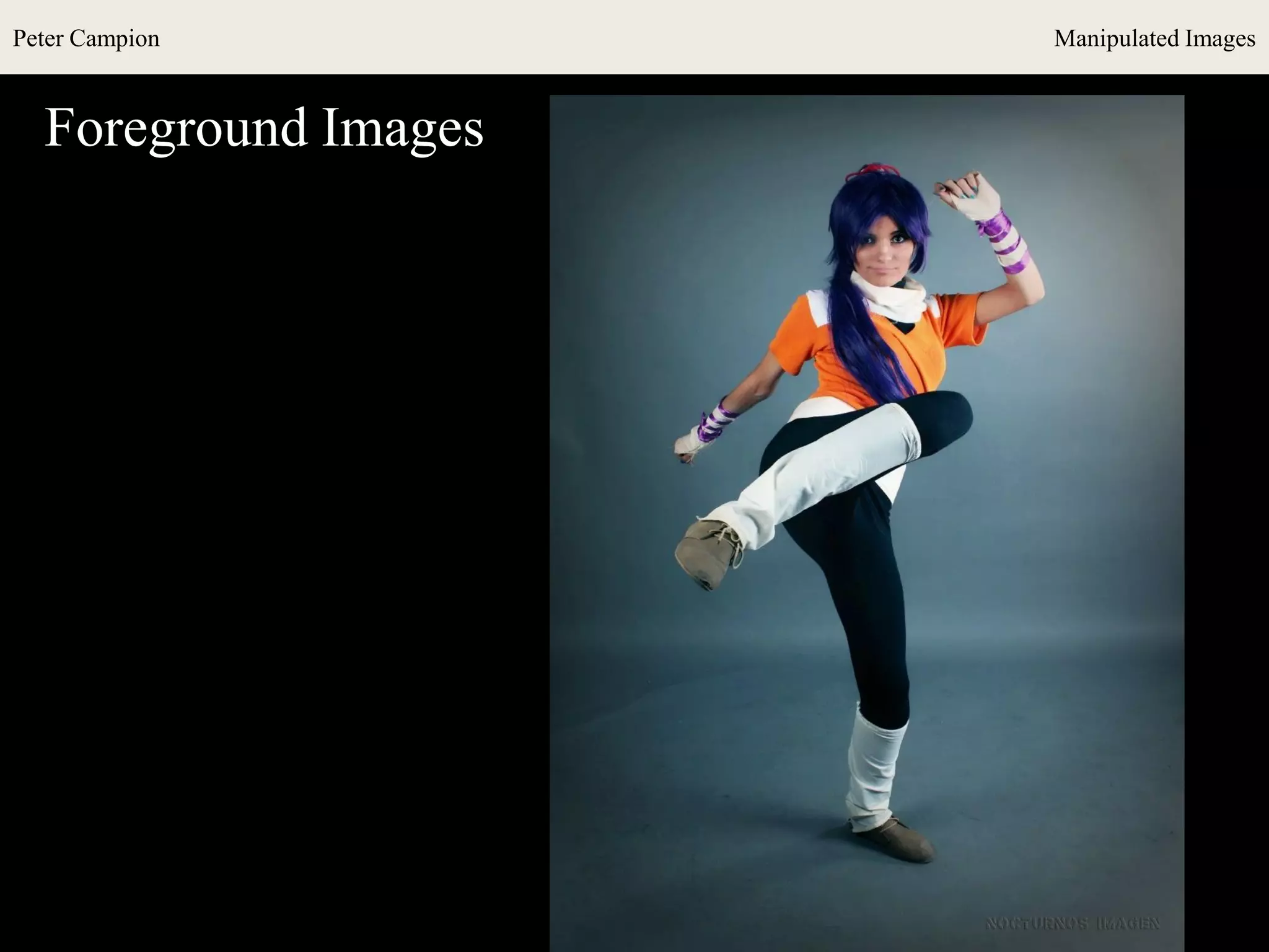 Peter Campion Manipulated Images
Foreground Images
 