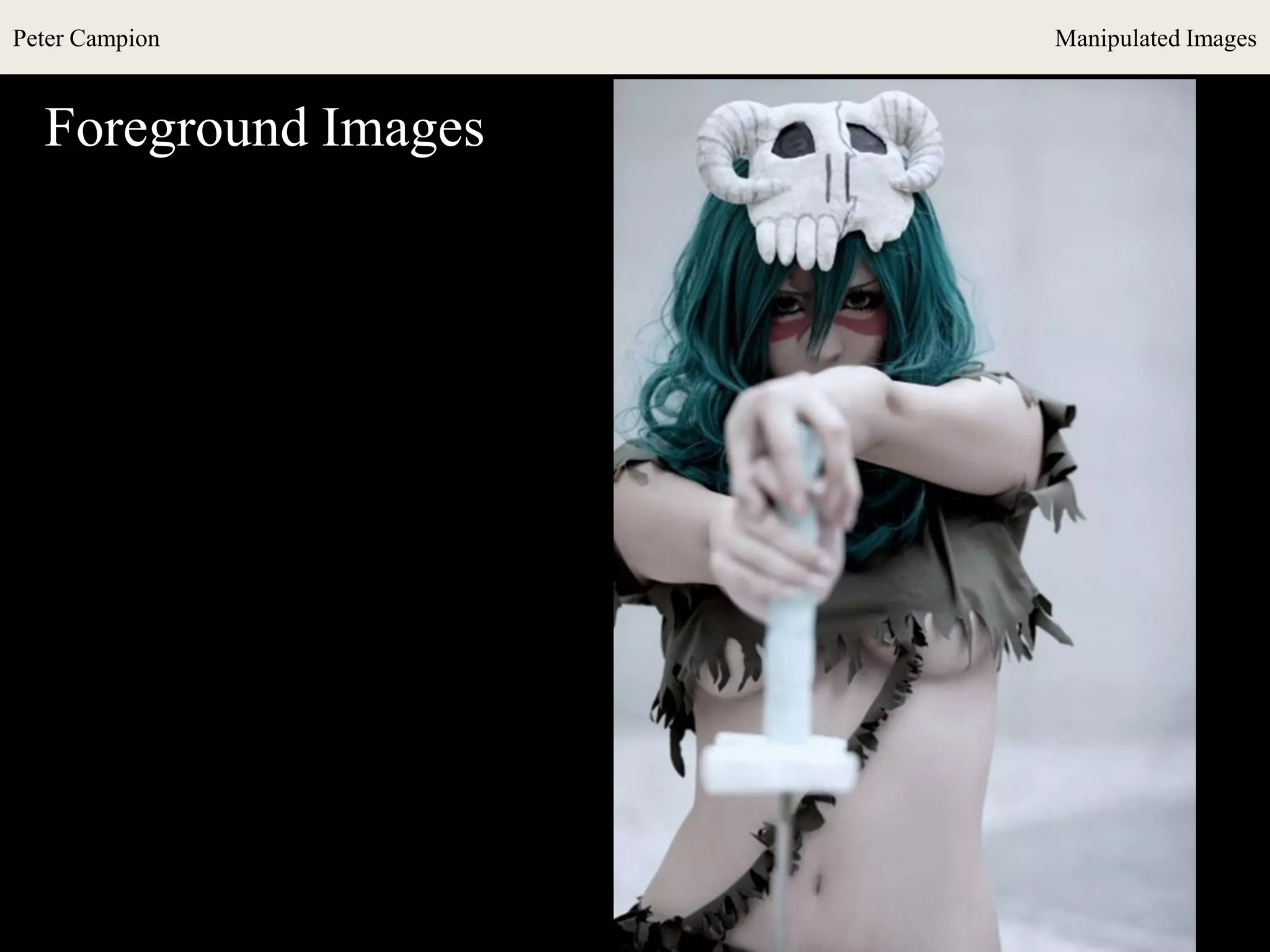 Peter Campion Manipulated Images
Foreground Images
 