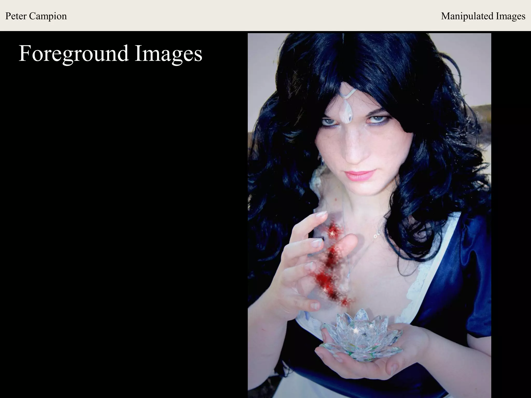 Peter Campion Manipulated Images
Foreground Images
 