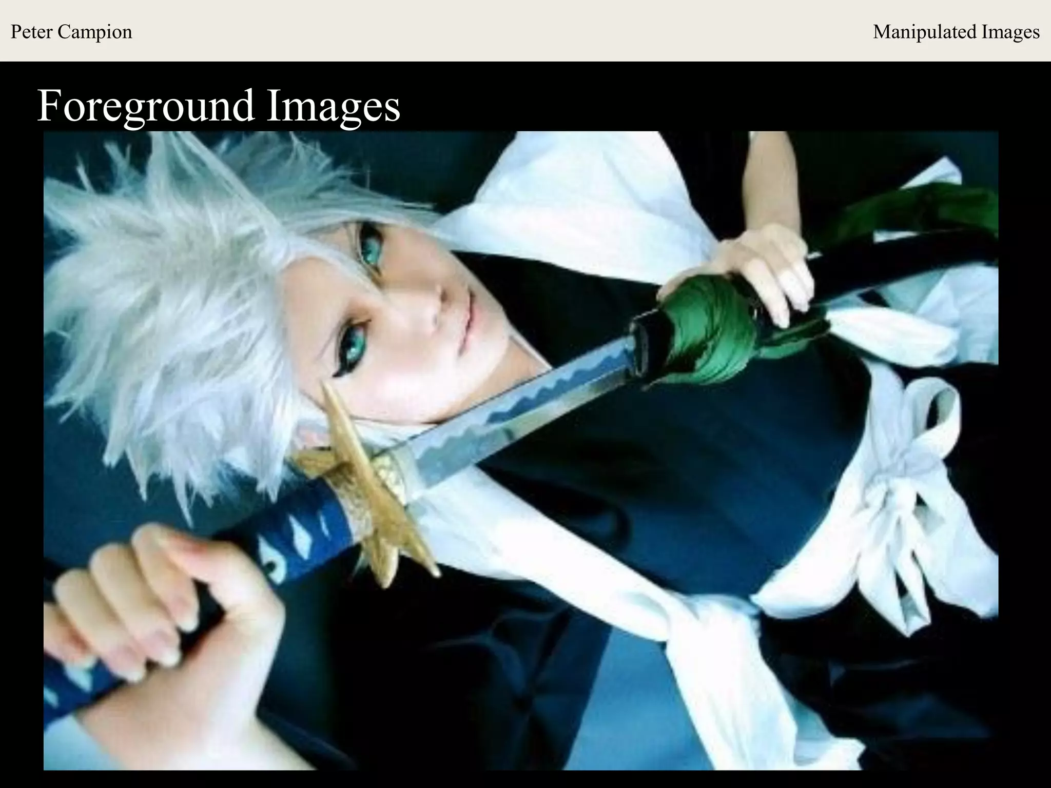 Peter Campion Manipulated Images
Foreground Images
 