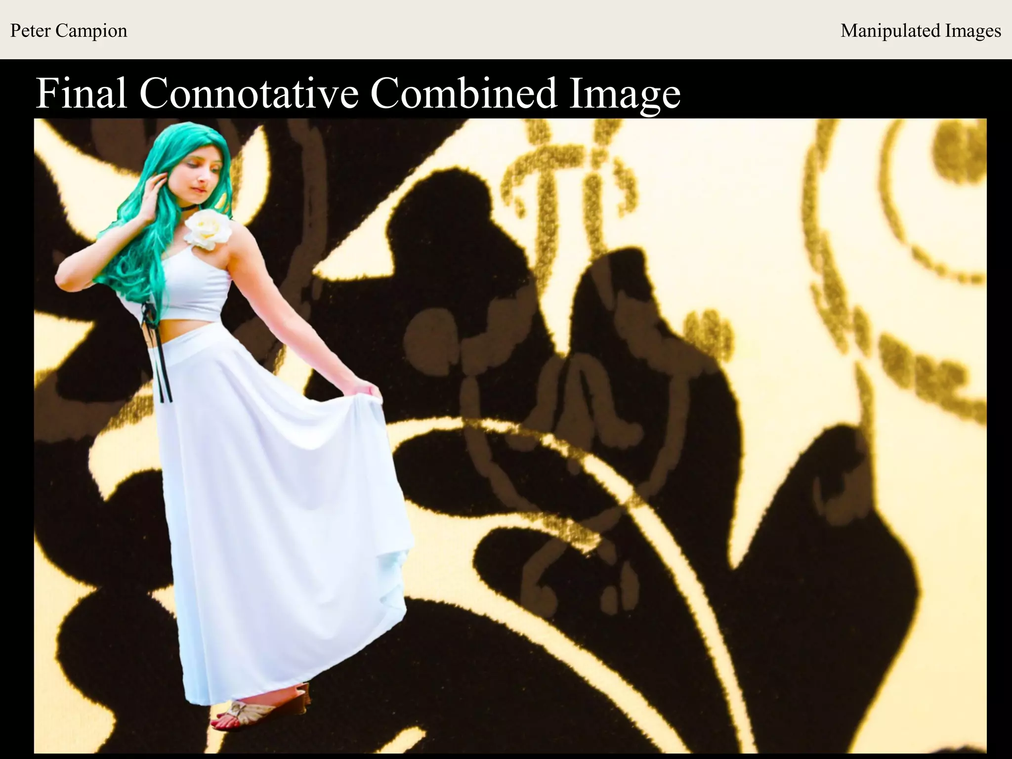 Peter Campion Manipulated Images
Final Connotative Combined Image
 