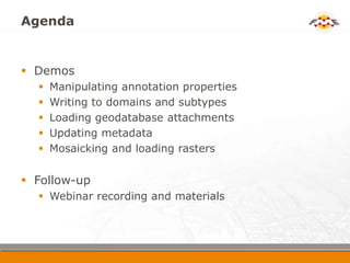 Tips for Manipulating Data in Esri Geodatabase using FME | PPT