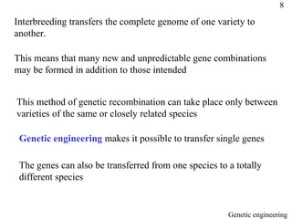 Biology Manipulating genes | PPT