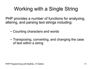 Manipulating strings | PPT