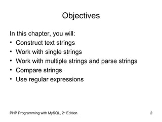 Manipulating strings | PPT