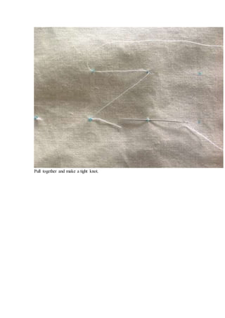 Pull together and make a tight knot.
 