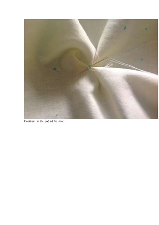 Continue to the end of the row.
 