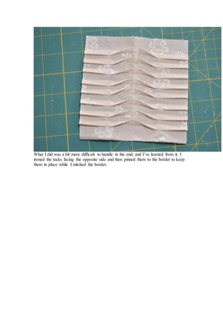 Manipulating fabric - The Art of Manipulating Fabric