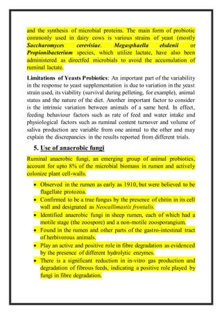 Manipulation of rumen | DOCX