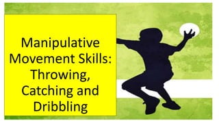 Manipulative
Movement Skills:
Throwing,
Catching and
Dribbling
 