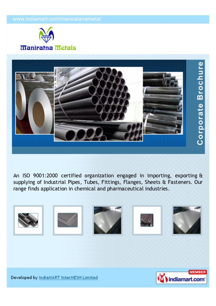 Maniratna Metals, Mumbai, Metal Products