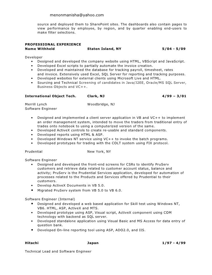 business intelligence resume