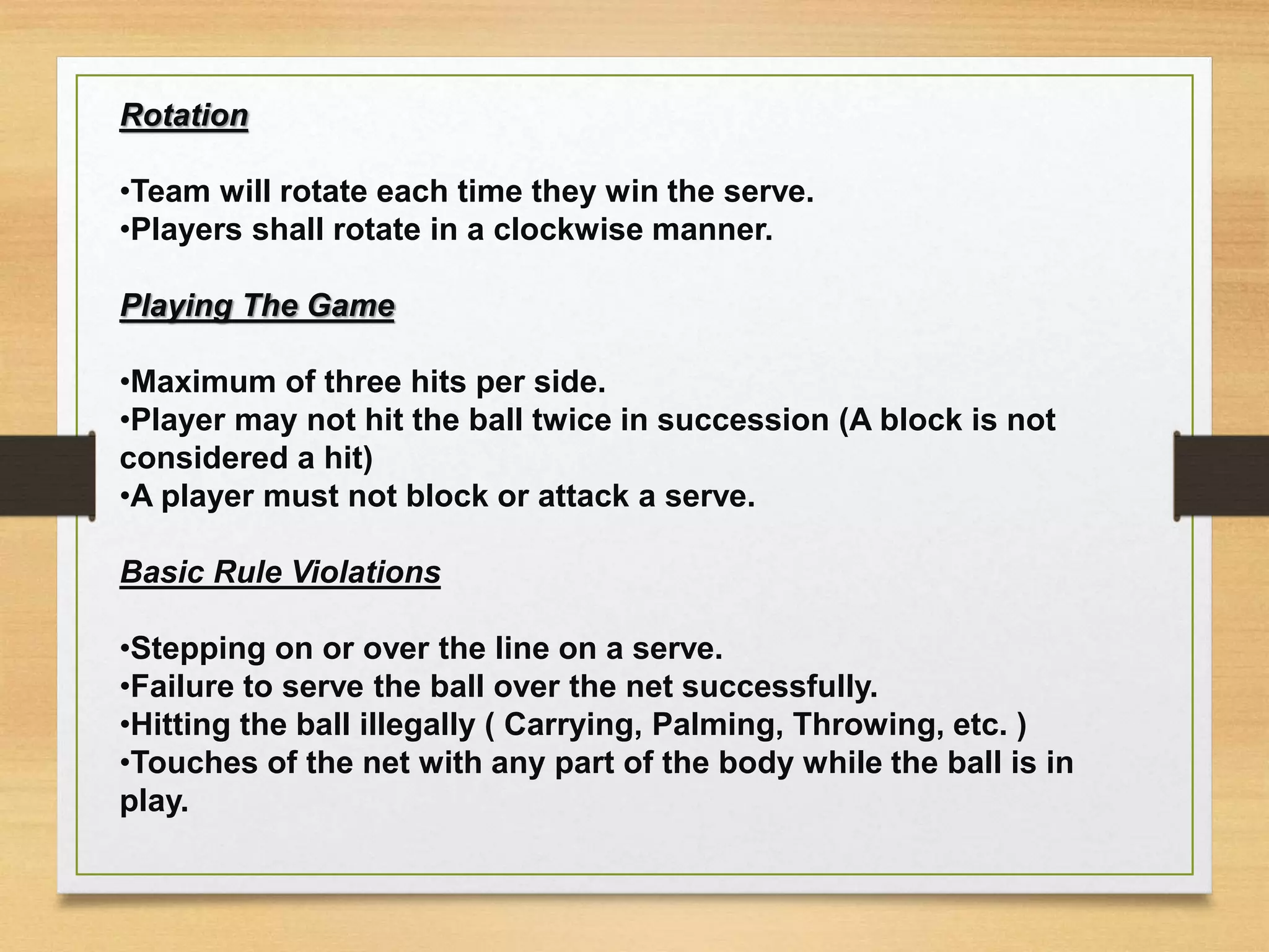VOLLEYBALL | PPTX
