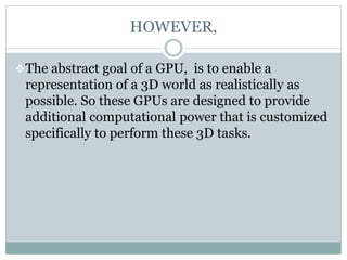 Graphics Processing Unit Ppt Pptx Graphics Processing Unit Ppt Pptx
