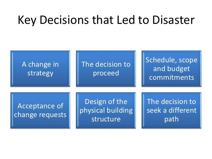 Case study project management failure