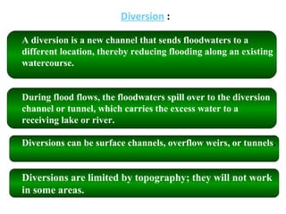 Diversion Channel Example disaster management pgs 506 for pg student | PPT