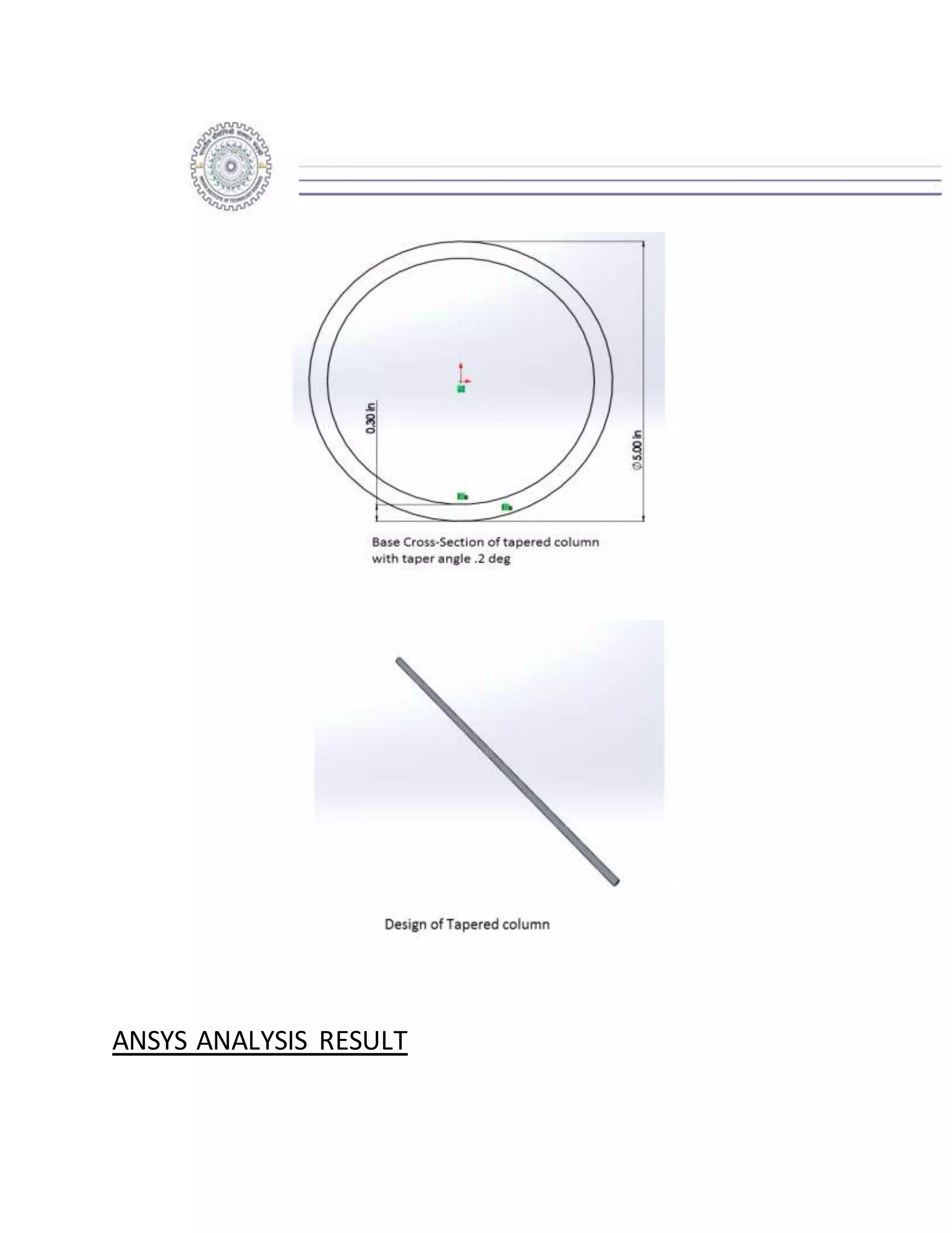 ANSYS ANALYSIS RESULT
 