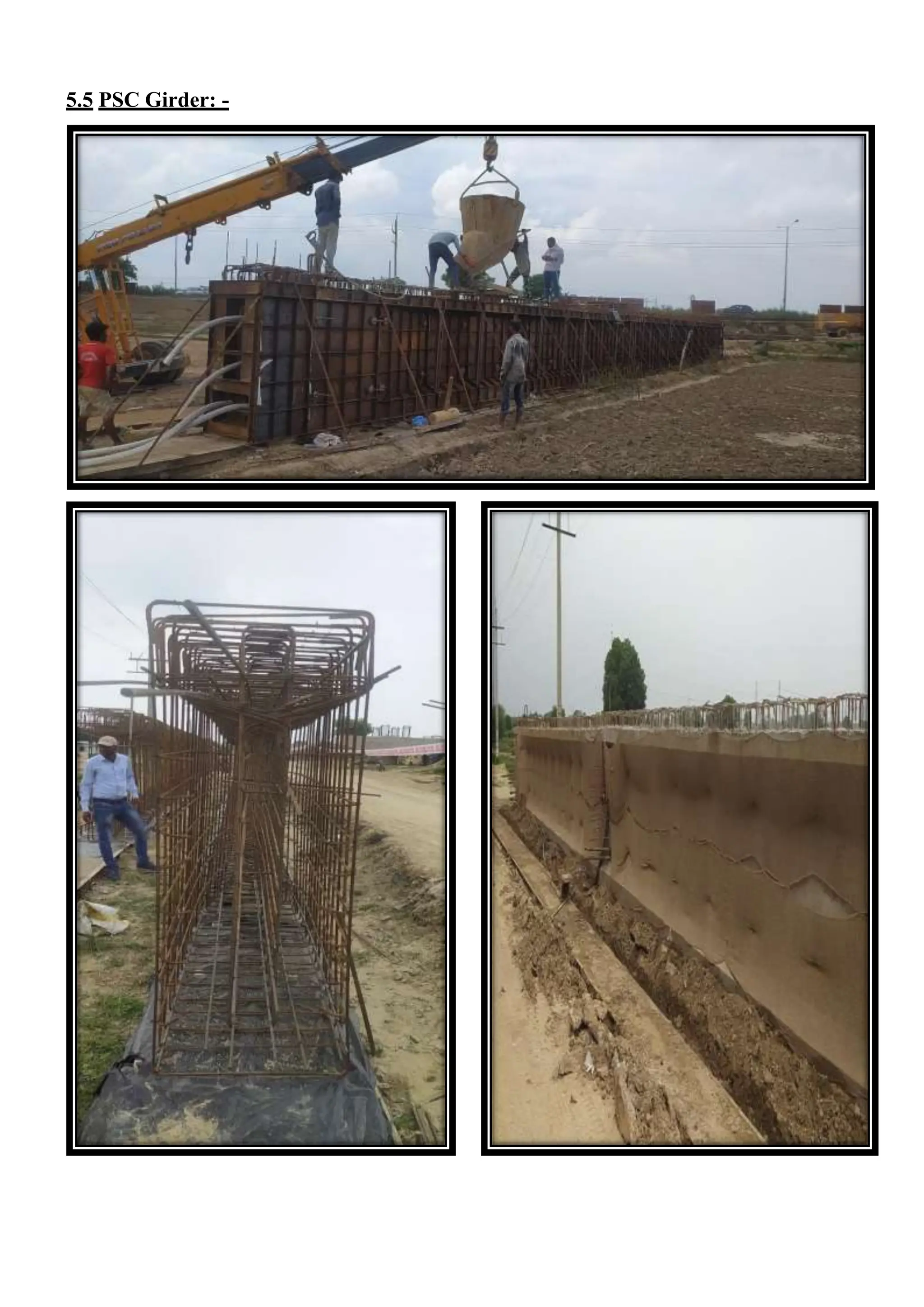 5.5 PSC Girder: -
 