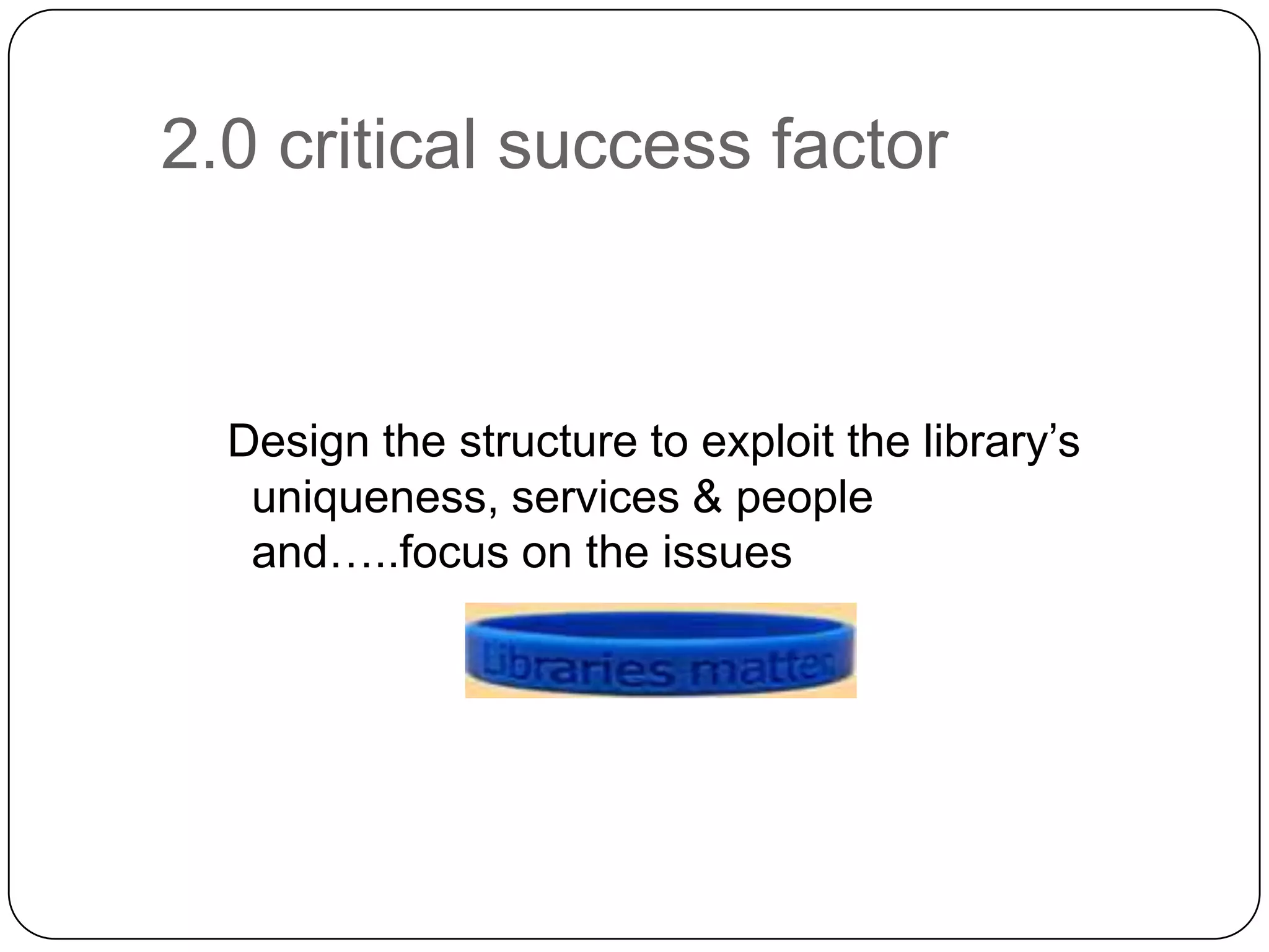 Economic Future (90%)Auto industry in North America ends (assembly not manufacturing, distribution, repair, databases)  Political influenceFinancial services will be completely re-made – re-regulation in US.Traditional industries are more knowledge based from an employment perspective (agriculture, mining, oil, energy, and manufacturing).Low wage economy is in hospitality, retail, transportation, tourism, etc.Newspapers are vanishing, magazines are in worse shape than is acknowledged.  Book’s channels of manufacturing, distribution and sales are in upheaval.Broadcast media are reshaping (TV/Cable have 30% laptop in EU, 100% on phone in Japan/Korea) (TV white space – Google, June 2009) (Blockbuster & NetFlix failing), Long TailEducation and R&D are growing - eLearning and Distance Education (70% single mom’s, LS – SJSU, Syracuse + 10 others, iSchools)Major growth in medicine, healthcare, etc.Music is more than music – iTunes – SDI, Nature – Discovery Channel, audio-books, MP3, case lectures, Big 4 Music vs. web MP3 surrender 2011Gaming – not just games, Syracuse, largest publisher, military